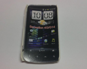 Твърд предпазен гръб MOSHI за HTC Sensation G14 бял